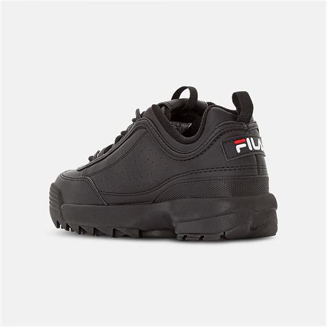 all black fila sneakers